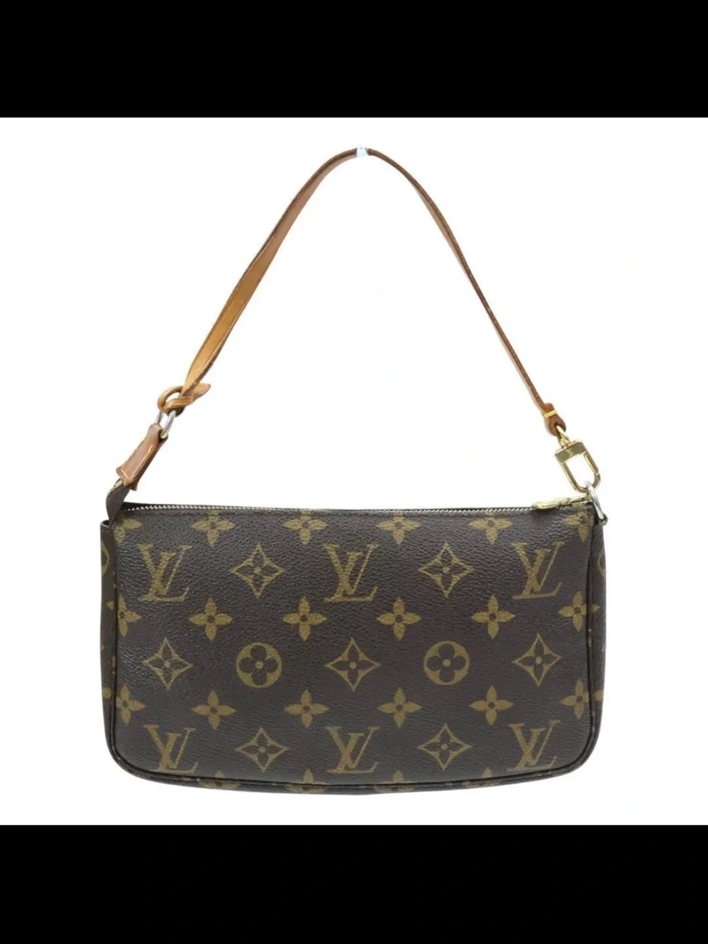 Louis Vuitton Brown Monogram Canvas Shoulder Bag